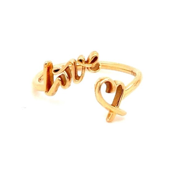 T&Co. 18k Rose Gold Paloma Picasso Loving Heart Ring - Picture 1 of 9